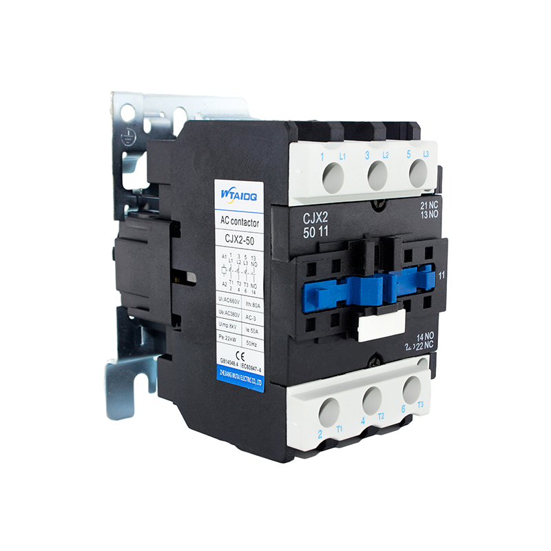 CJX2-5011 AC Contactor 50A angle view