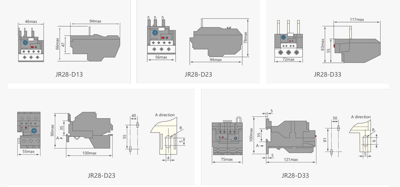 JR28 Dimensions